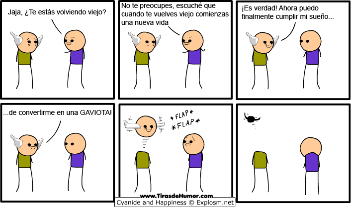 Cyanide-and-Happiness-convertirse en una Gaviota